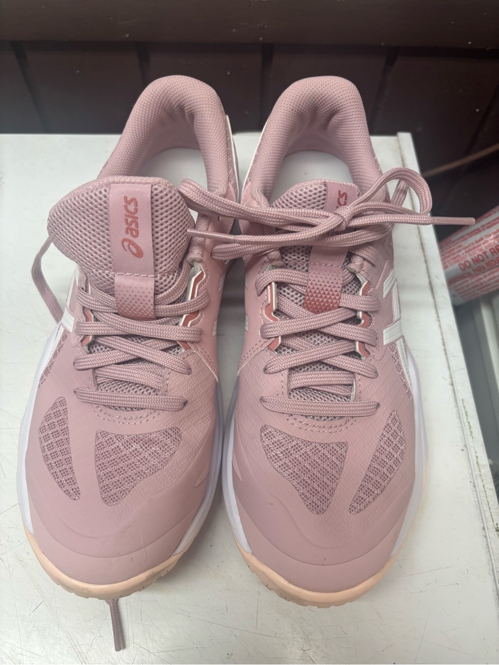 ASICS Women's Dusty Pink Athletic Sneakers